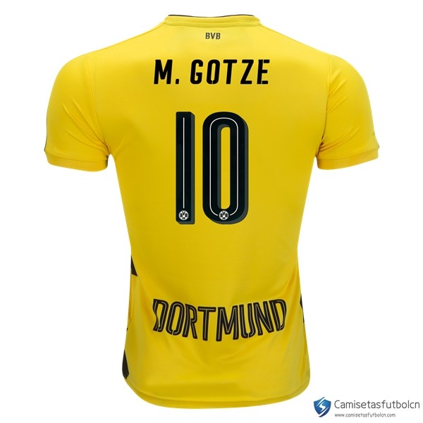 Camiseta Borussia Dortmund Primera equipo M Gotze 2017-18